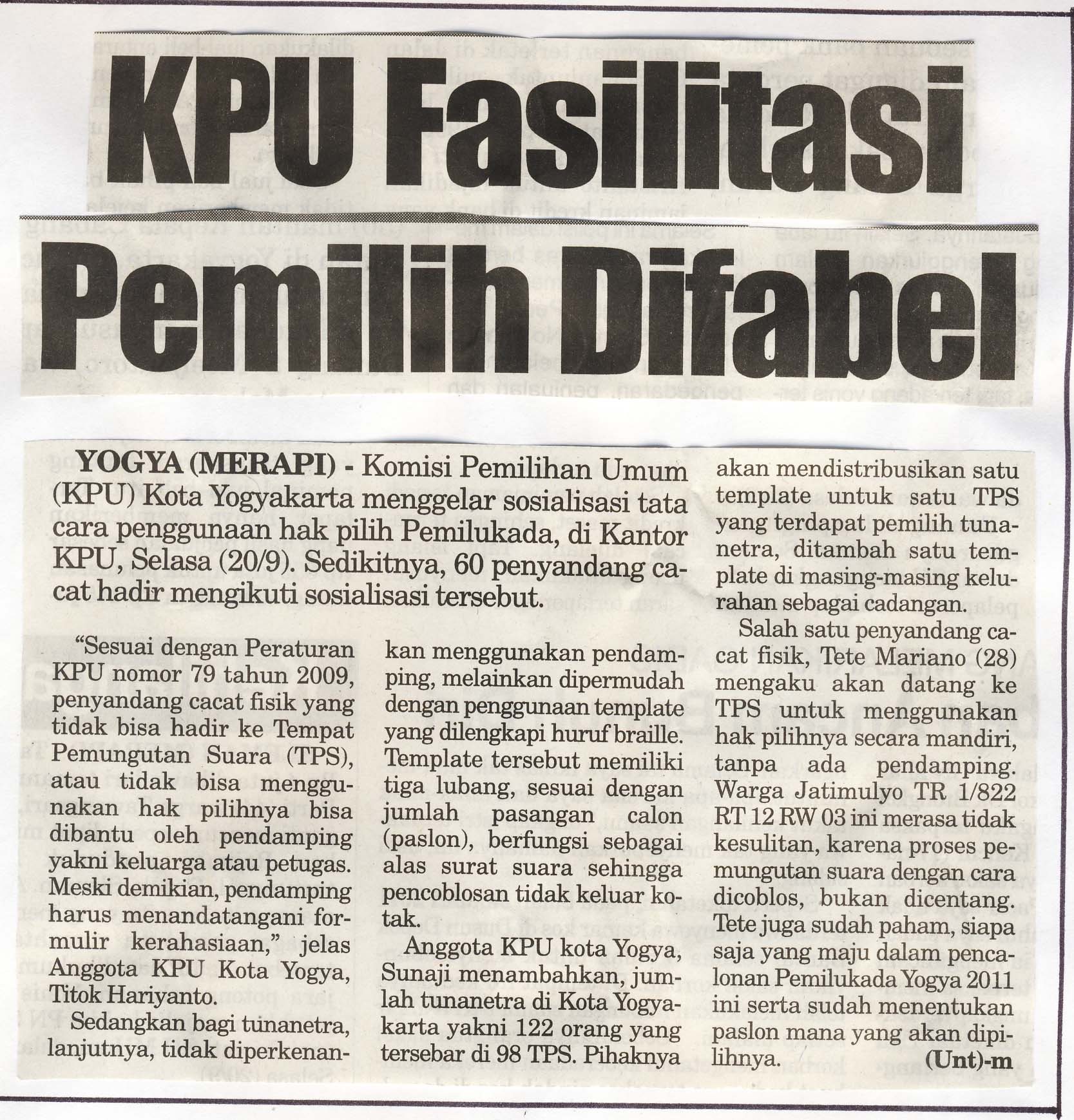 Kliping jogja terbaru